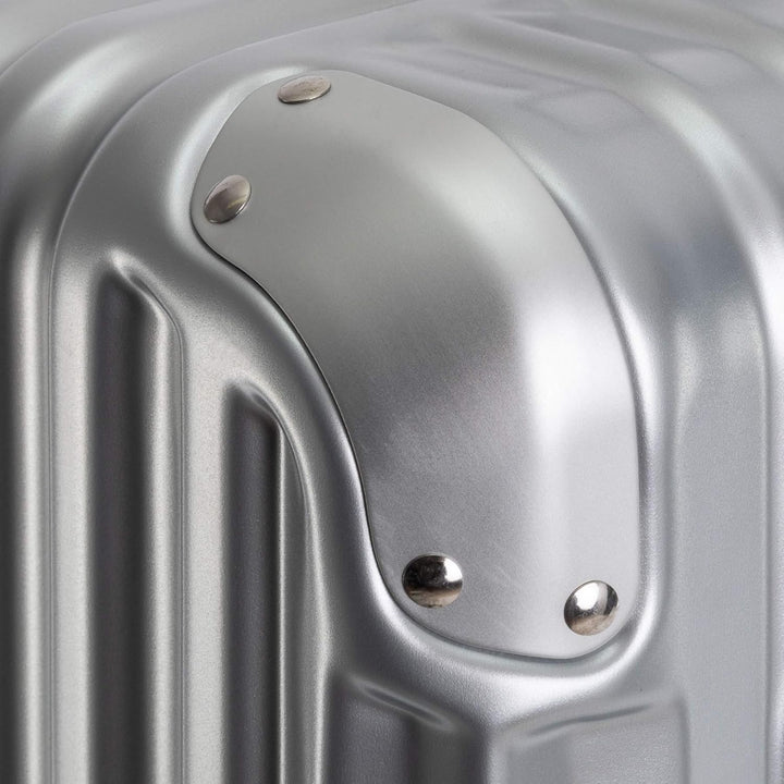 Travelhouse London Koffer Sport Silber - XL Alu Rahmen Polykarbonat Hartschale · Trolley Reisekoffer