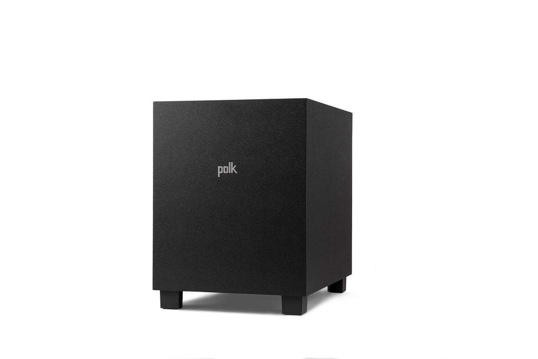 Polk Audio MXT10 Hochleistungs-Subwoofer, 50 W, Schwarz
