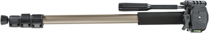 Hama Leichtes Einsteiger-Einbeinstativ mit 3-Wege-Kopf, Star 78 Mono 176 -3D, Beige 61 - 176 cm Sing