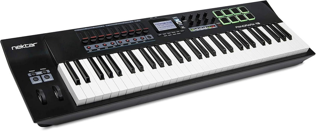 Nektar Panorama T6 USB MIDI Keyboard Controller with Nektar DAW Integration and Nektarine PlugIn Con