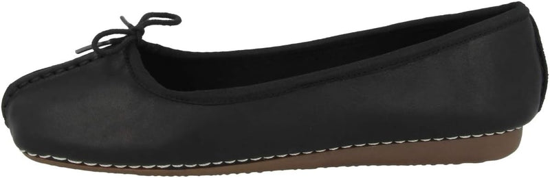 Clarks Damen Freckle Ice Ballerinas 35.5 EU Black Leather, 35.5 EU Black Leather