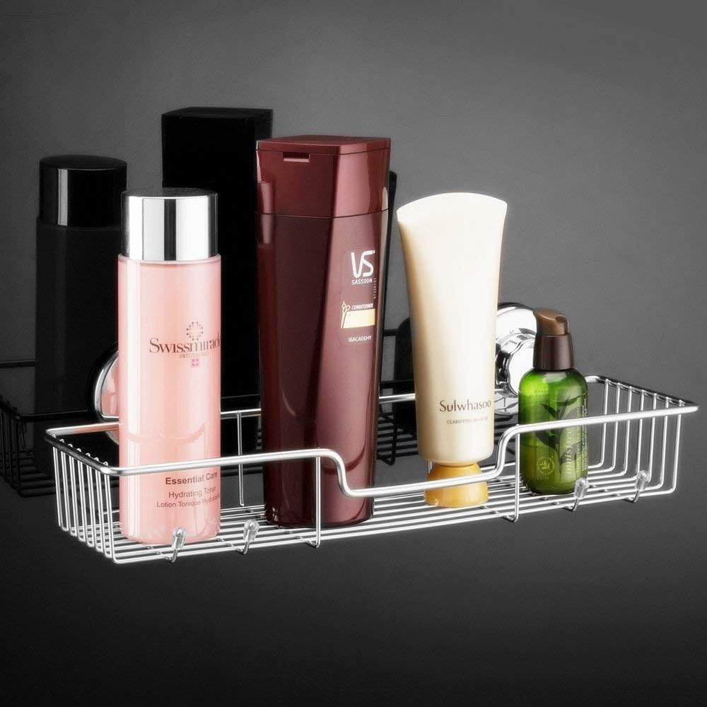 IPEGTOP 3 - in - 1 Saugnapf - Duschablage mit Seifenschalenhalter. Ideal für Shampoo - und Duschgel