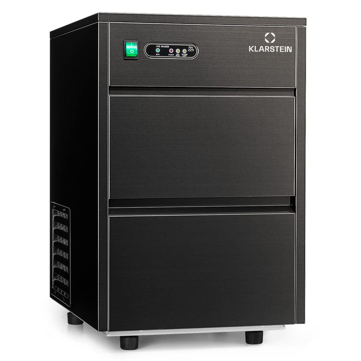Klarstein Eiswürfelmaschine, Profi Ice Maker, Eiswürfelbereiter für Klare Eiswürfel, Eiswürfelmaschi
