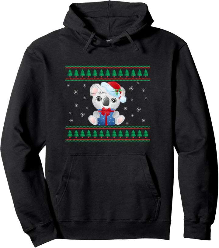 Weihnachten Geschenk Zoo Tier Ugly Christmas Koala Pullover Hoodie