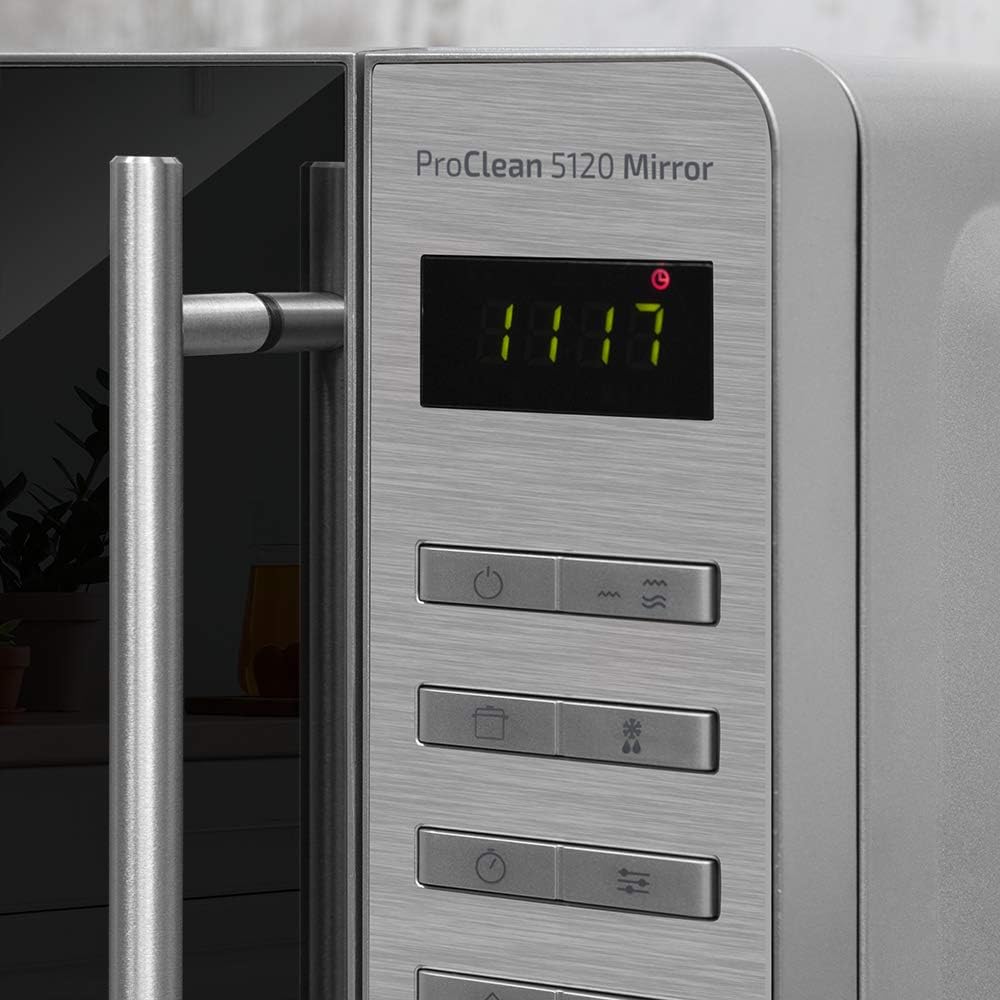 Cecotec Mikrowelle Pro Clean 5120 Mirror. 700 W, Grill 800W, 20 L, Ready 2 Clean Beschichtung, 3 D W