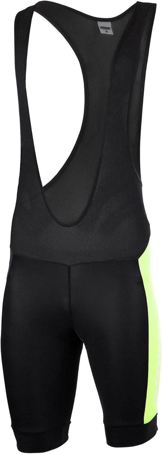 Airtracks Herren Funktions Fahrradhose Kurz mit Trägern Pro Line - Trägerhose Kurz - BIB Radhose - K
