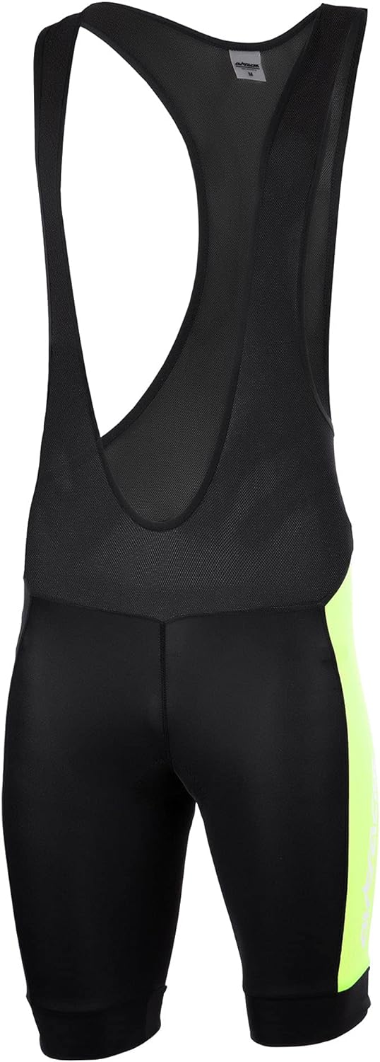 Airtracks Herren Funktions Fahrradhose Kurz mit Trägern Pro Line - Trägerhose Kurz - BIB Radhose - K