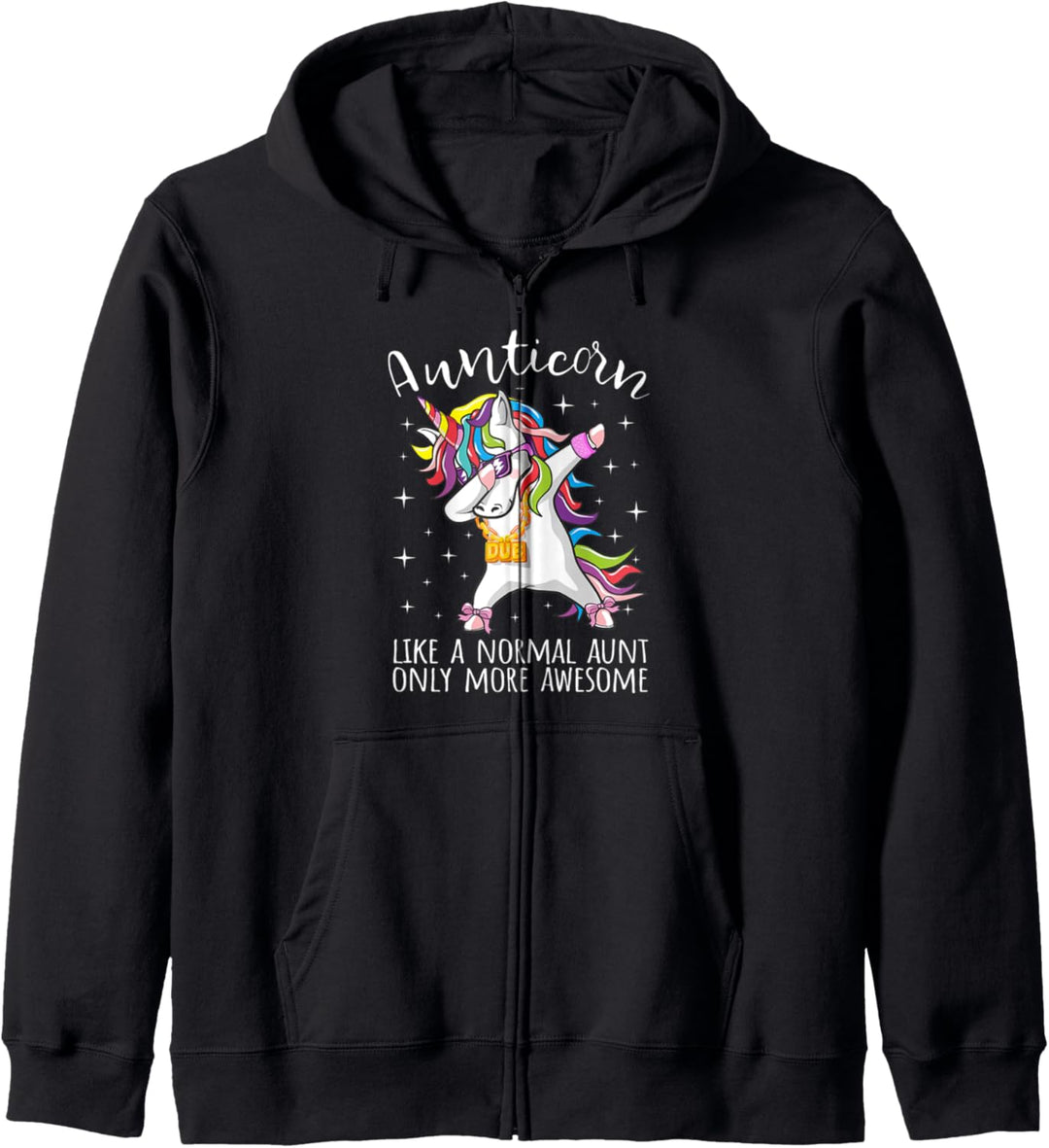 Magical Aunticorn Like An Aunt Only Awesome Dabbing Unicorn Kapuzenjacke