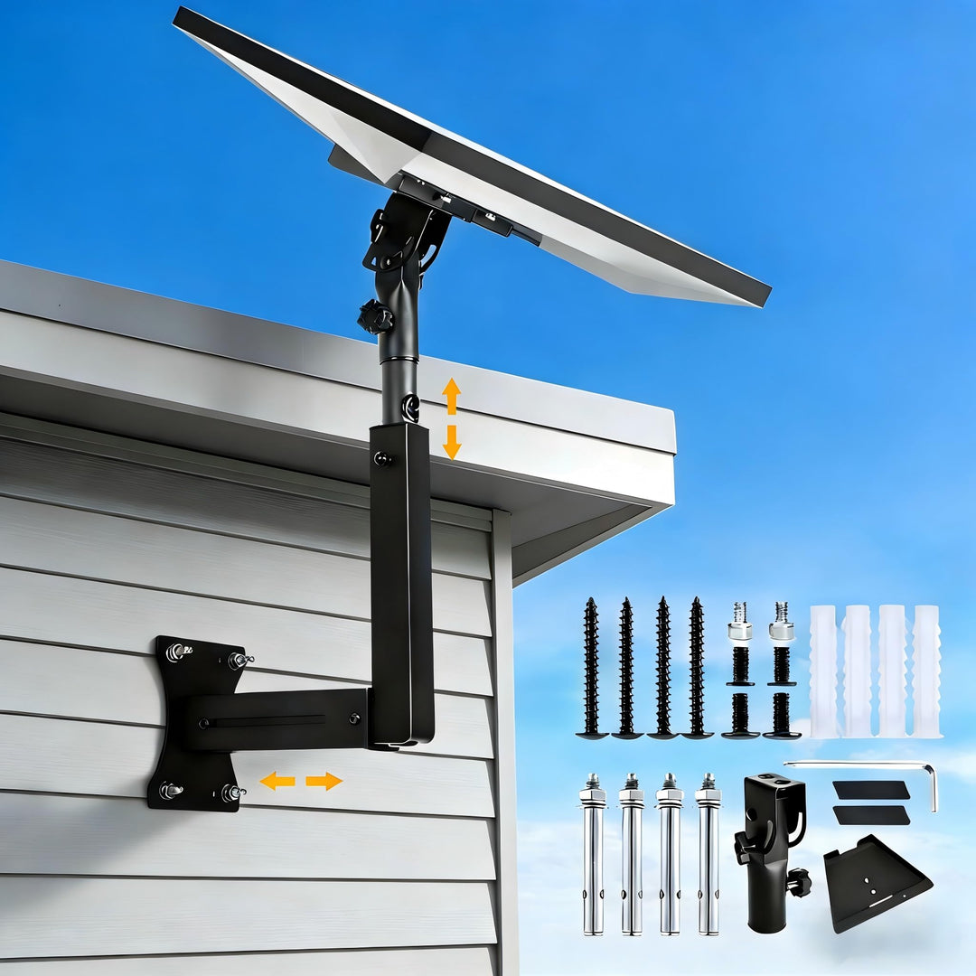 Starlink Mount | Verstellbare Starlink Wandhalterung Gen 3 mit Teleskop-Haltearm | Rostfrei | Wetter