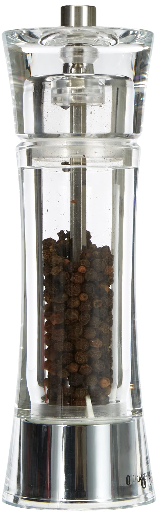 Zassenhaus Pfeffermühle Acryl 18 cm 18cm Transparent, 18cm Transparent