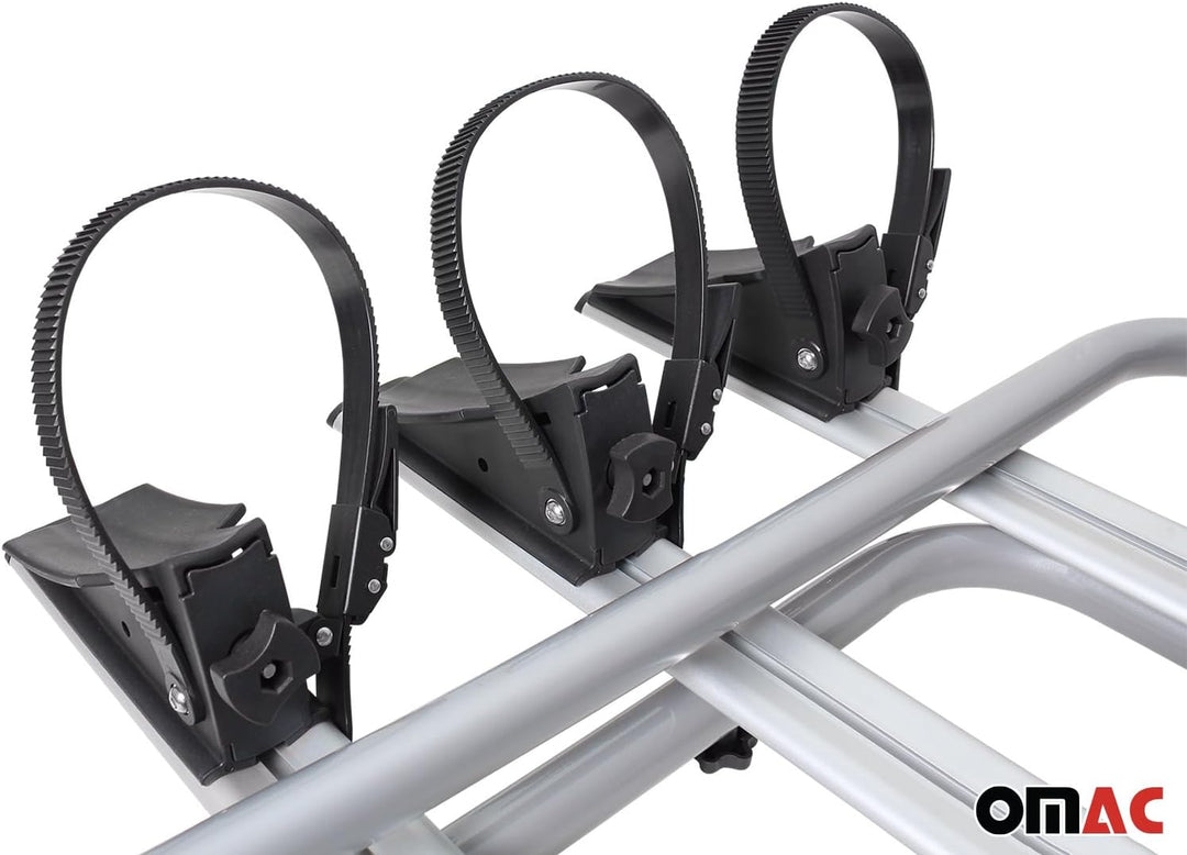 Menabo Fahrradträger kompatibel mit VW Transporter T5 2003-2015 Alu Schwarz, Transporter T5 2003-201