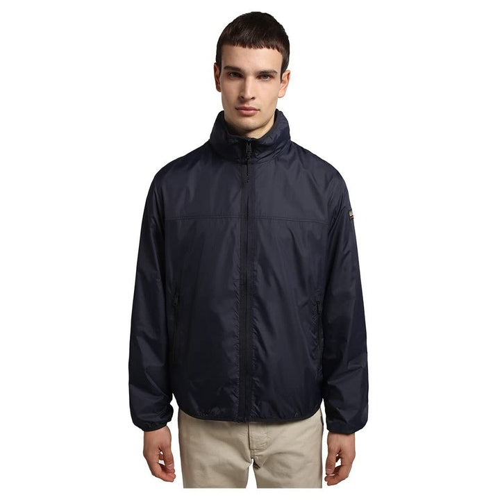 Napapijri Jacke A-Vallee Dunkelblau - M - Herren - Bekleidung - Modern-fit