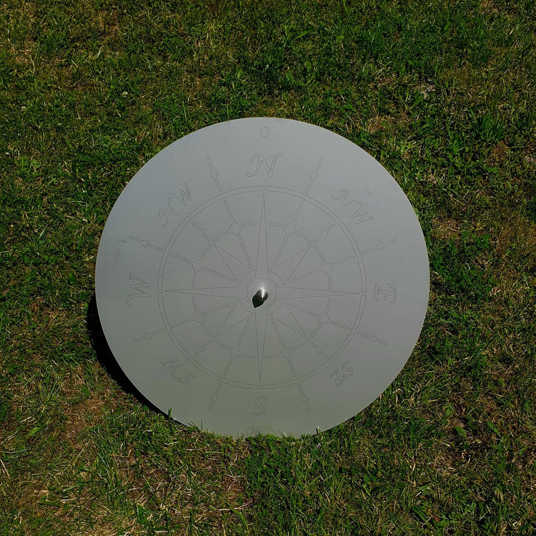 Deckel für Feuerschalen Ø 80cm (Edelstahl Ø 80 cm Windrose), Edelstahl Ø 80 cm Windrose