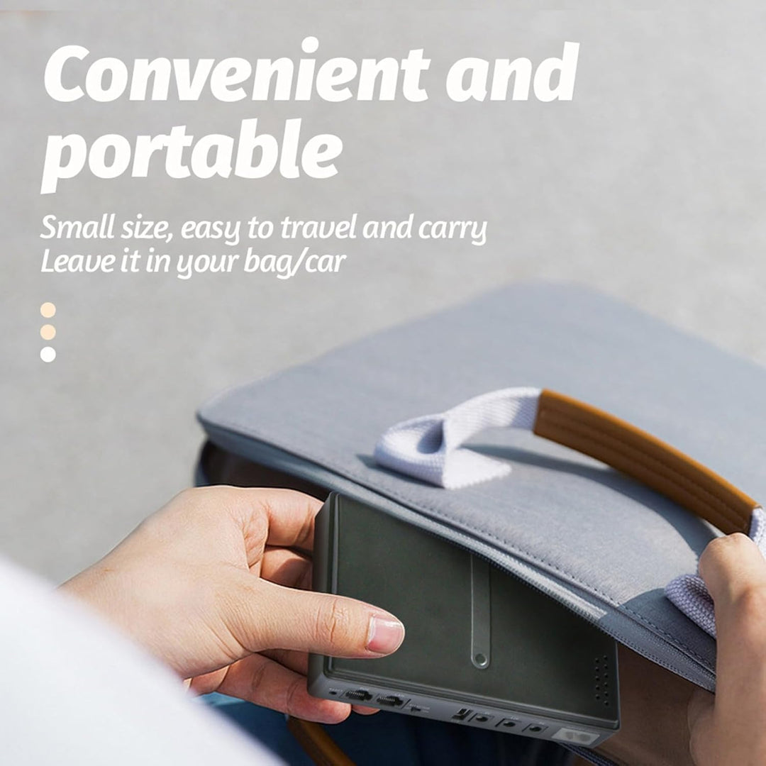 Mini-USV-Batterie, Unterbrechungsfreie Notstromversorgung für Router, Modem, Überwachungskamera, mit