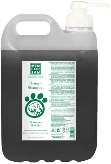 Menforsan 8414580005348 Schwarzes Haar Shampoo, 5000 ml