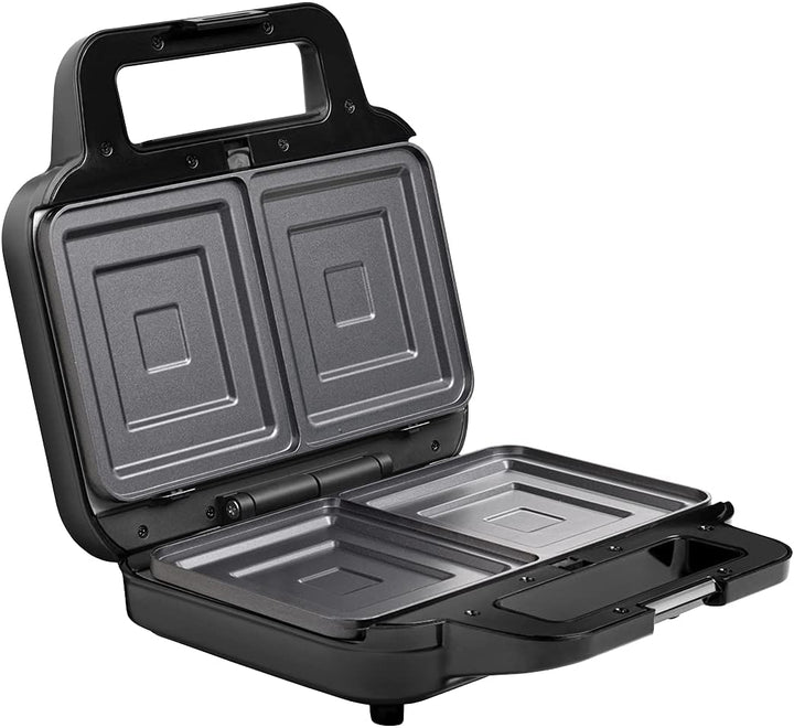 CONCEPT Hausgeräte Sandwichmaker mit austauschbaren Platten 4 in 1 SV3070, 900 W, schwarz