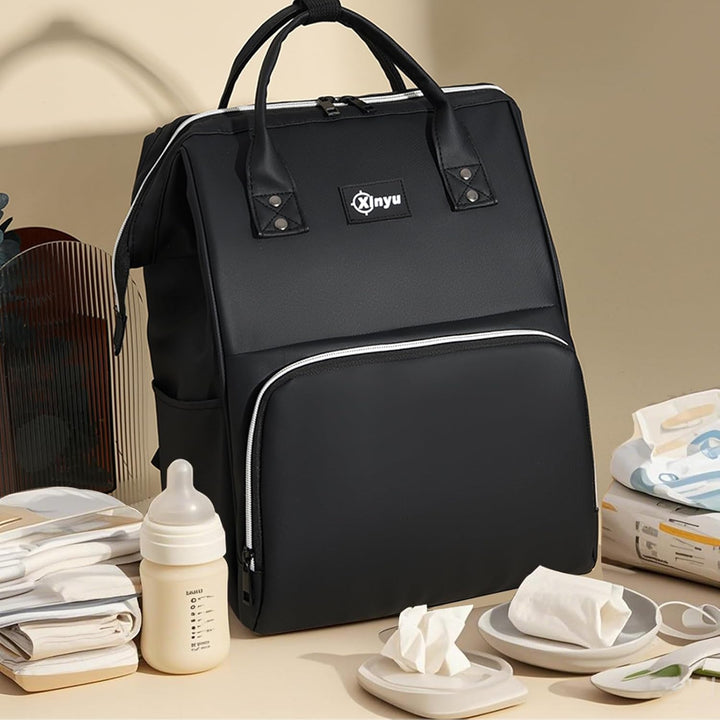 Bestele Baby Wickelrucksäcke, Wasserfester Windelrucksack mit Isolierten Fächern für Babys, Grosser