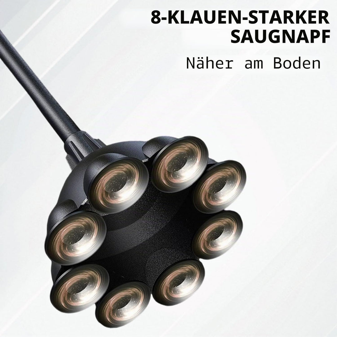 Punching Ball, 110-160cm Höhenverstellbarer Boxständer, Reflexbeutel mit Einem Leistungsstarken Saug