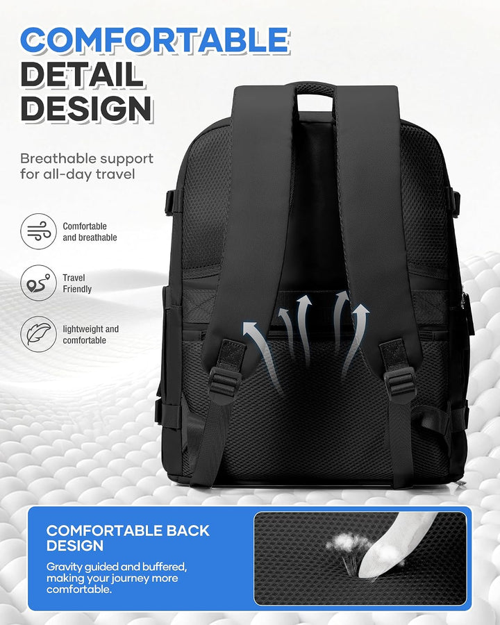SZSYCN Vakuum Rucksack Handgepäck 40×30×20 Rucksack 40x20x25 für Ryanair Wizzair Reiserucksack Damen