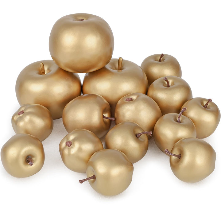 15Pcs künstliche Äpfel Gefälschte Früchte Schaumstoff Kunststoff Apfeldekorationen Faux Simulation A