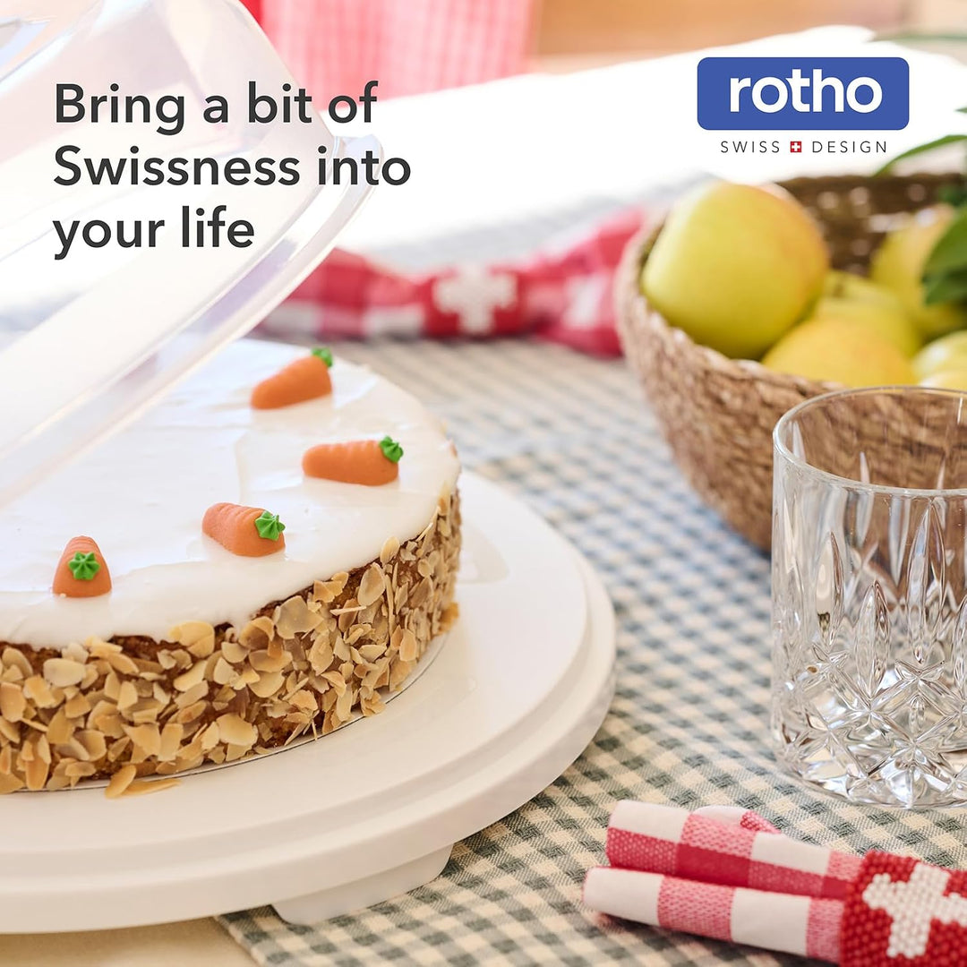 Rotho LOFT 24er-Set Vorratsdosen mit Dekel, stapelbar, aromadicht, spülmaschinenfest (Transparent/We