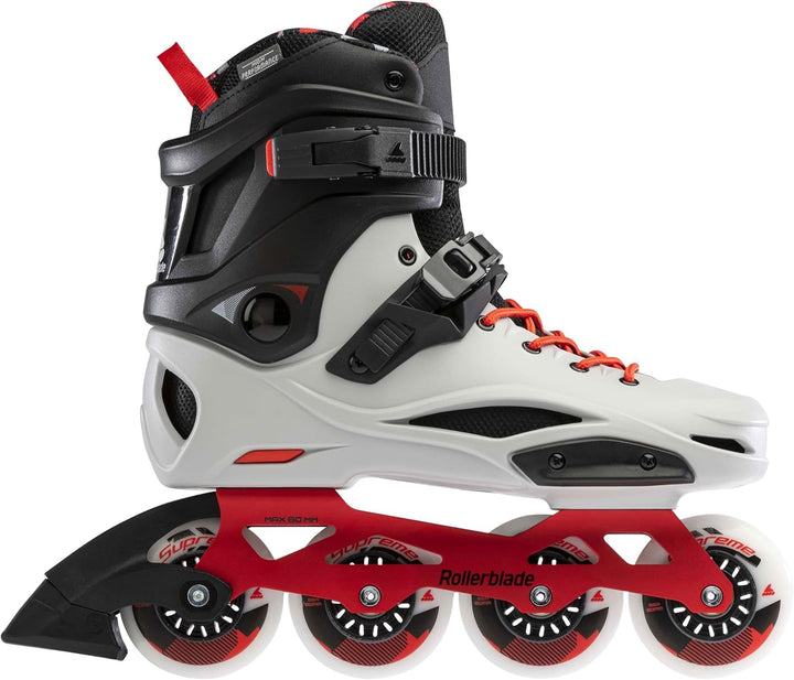 Rollerblade Herren Rb Pro X Inlineskate 220 Grey/Warm Red, 220 Grey/Warm Red