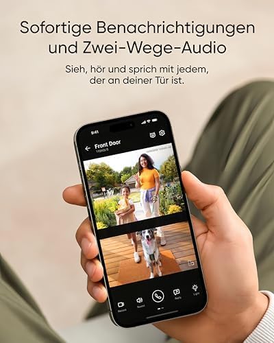 eufy Security Video Doorbell, Chime 2 Additional Bell, Dual Doorbell with Camera with Package Detect