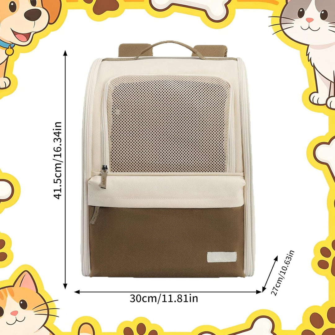 Hunde Rucksack & Katzen Rucksack, 600D Oxforsd Haustier Transporttasche, Atmungsaktive Hundetragetas