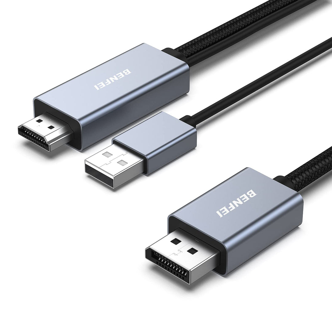 BENFEI HDMI auf DisplayPort Kabel 1,8 M, HDMI auf DisplayPort Monitor kompatibel mit PC Grafikkarte