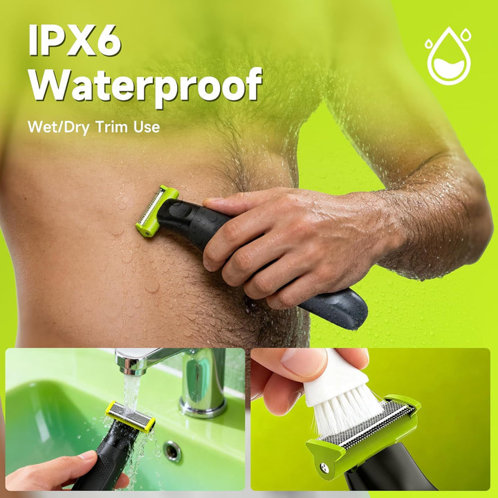 Intimrasierer Mann, All-in-1 Körperrasiere für Herren, USB-C Professioneller Body Trimmer Wasserdich