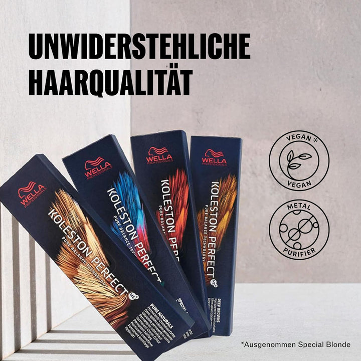 Wella Koleston Perfect Me KP Pure Naturals 3/00 dunkelbraun natur intensiv 2er Pack 3/00 Dunkelbraun