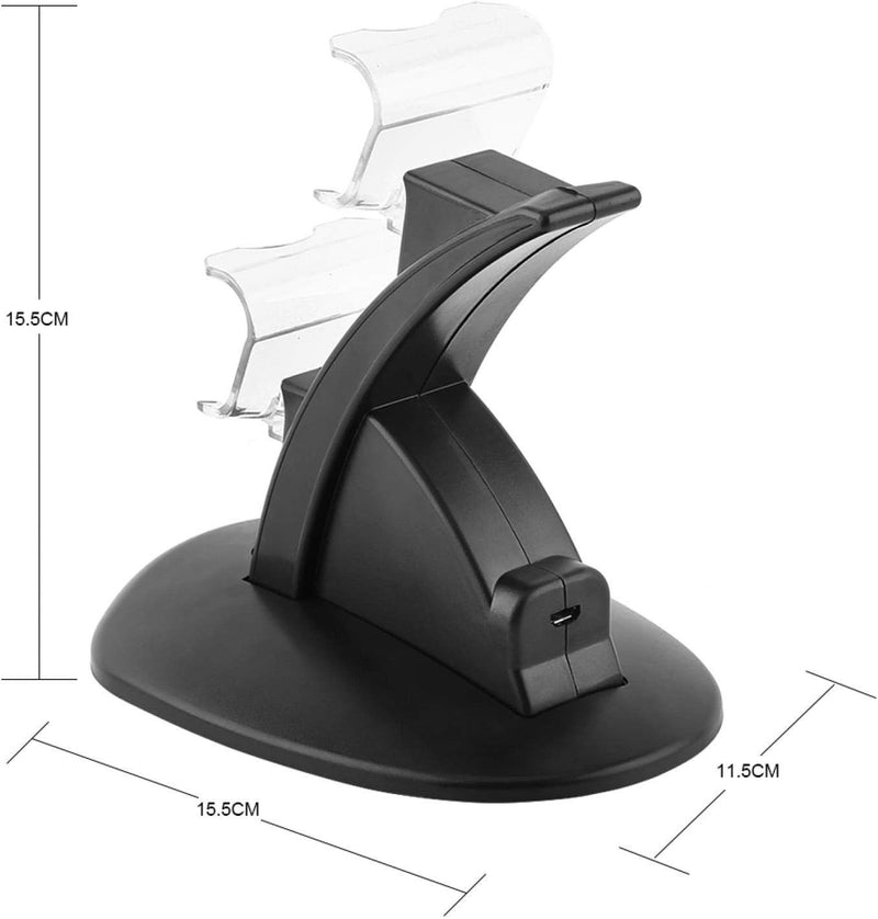 Demeras PS4-Controller-Ladeger?t USB-Dual-Ladeger?t Schnellladestation Ladestation Dock f¨¹r PS4-Con