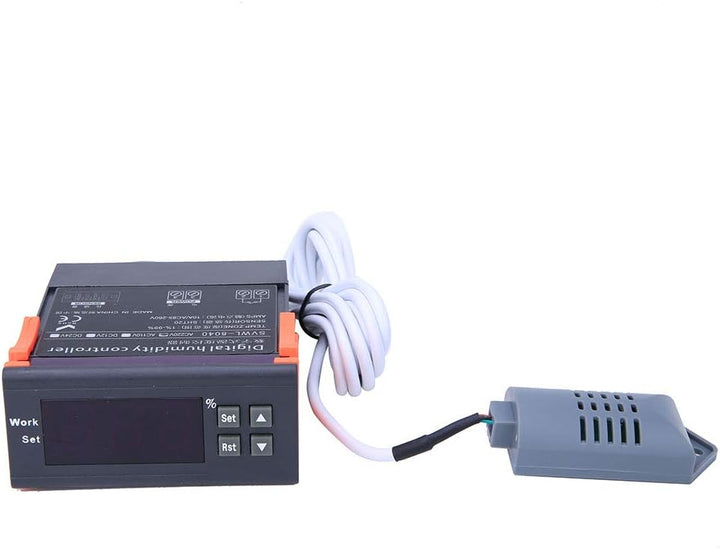 Hyuduo Digitaler Luftfeuchtigkeitsregler WH8040 Messbereich 1% -99% RH HM-40 Sensor für hohe Genauig
