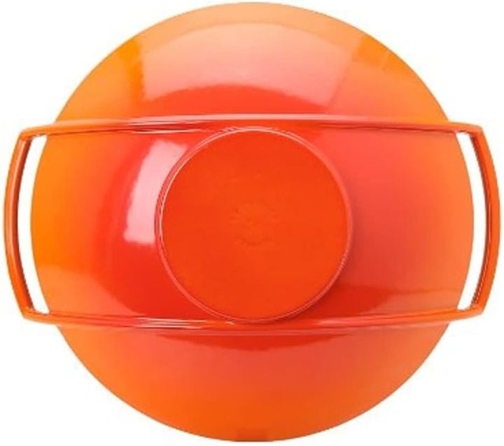 Le Creuset Gusseisen-Wok mit Glasdeckel, Ø 36 cm, 4,5 L, Ofenrot, 25304360900460, Ofenrot
