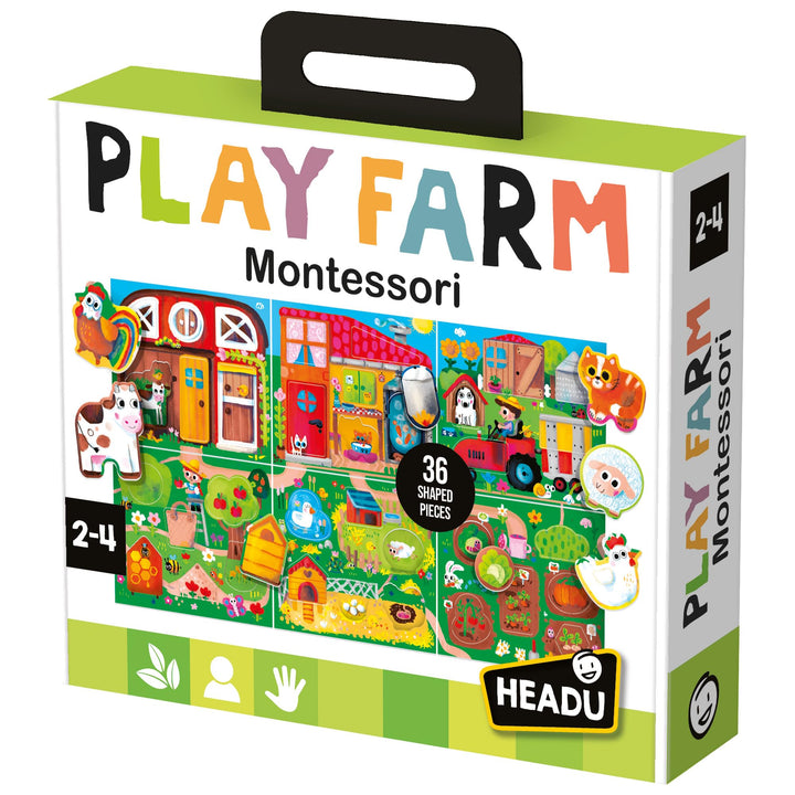 Headu MU23608 Play Farm Montessori, Large