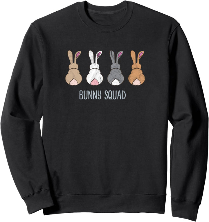 Bunny Squad Lustige Kaninchen Hasen Team Sweatshirt