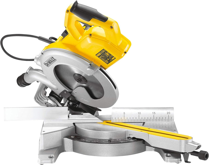 DeWalt Paneelsäge für Quer-, Neigungs-, Gehrungs und Doppelgehrungsschnitte (1,850 Watt, XPS-Schnitt