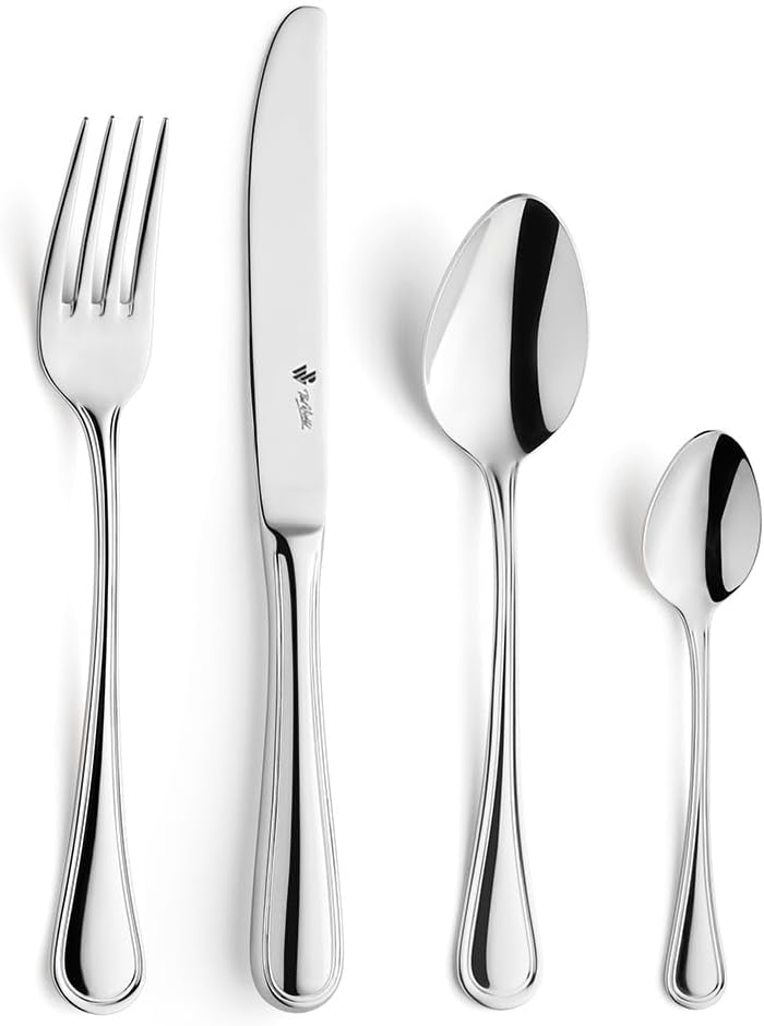 PW Paul Wirths ALTFADEN 9600 Besteck Set für 6 Personen, Essbesteck 24 teilig, Edelstahl rostfrei, p