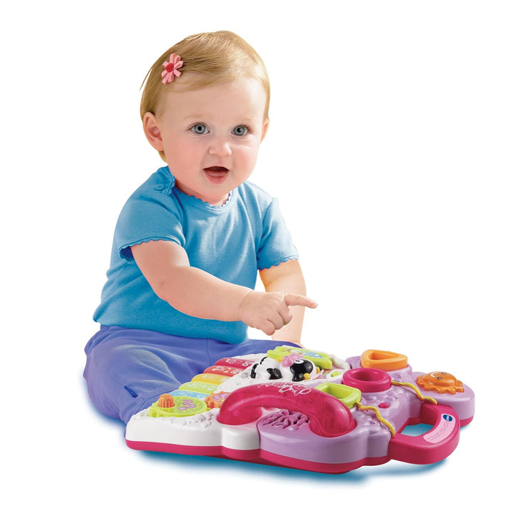 VTech Baby 80-077054 - Spiel und Laufwagen, Normalverpackung, rosa