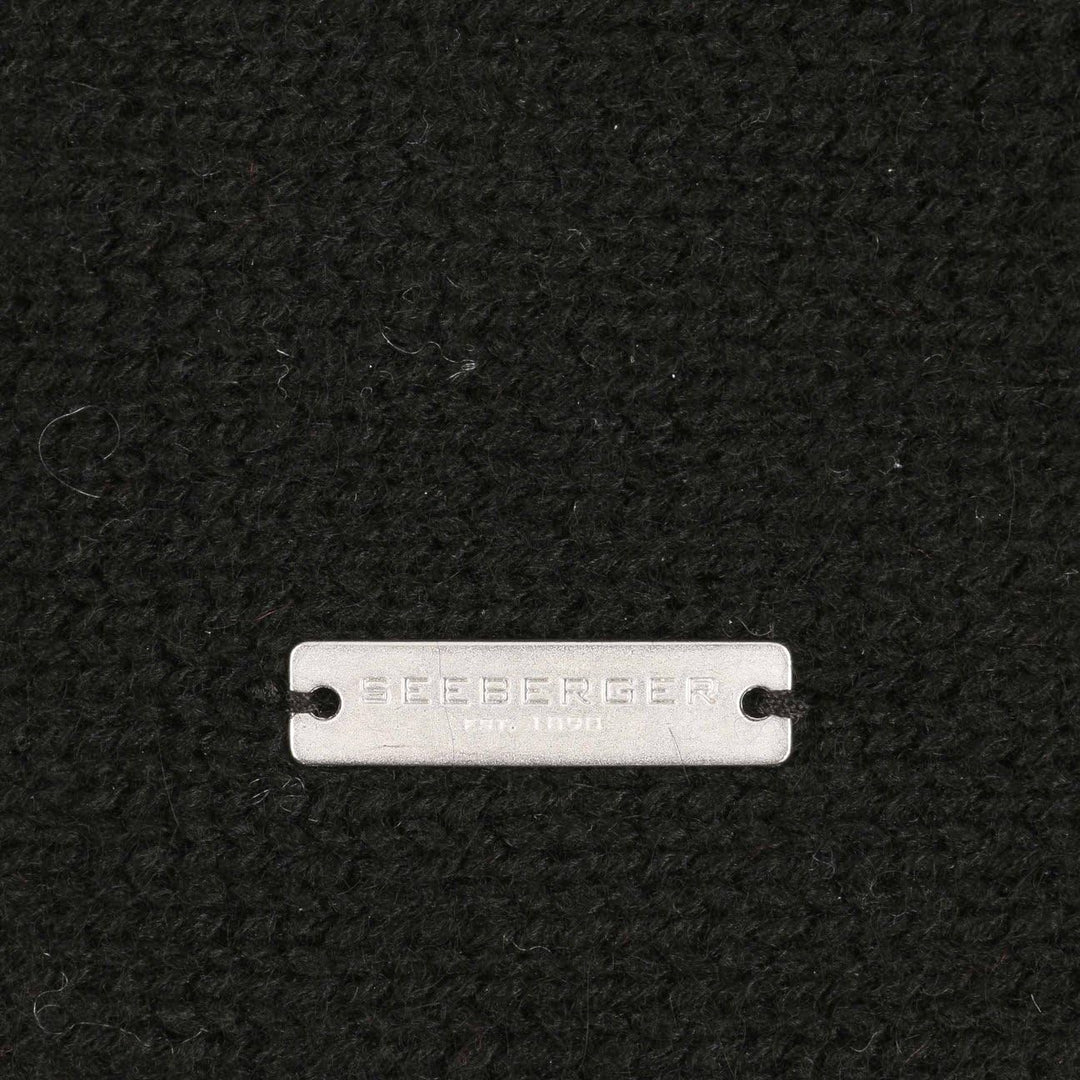 Seeberger Lasuna Kaschmir Stirnband Stirnwärmer Headband Ohrenschutz Headband (One Size - schwarz) 1