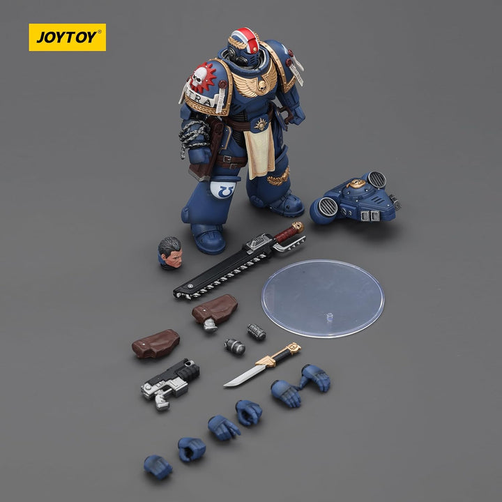 JOYTOY Warhammer 40K Ultramarines Titus with Laurels of Victory 1/18 Action Figur Nb02779-de, Nb0277