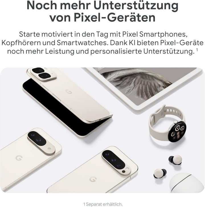 Google Pixel 9 mit 45-W-USB-C-Ladegerät – Android-Smartphone mit Gemini ohne SIM-Lock, erweiterte Ka
