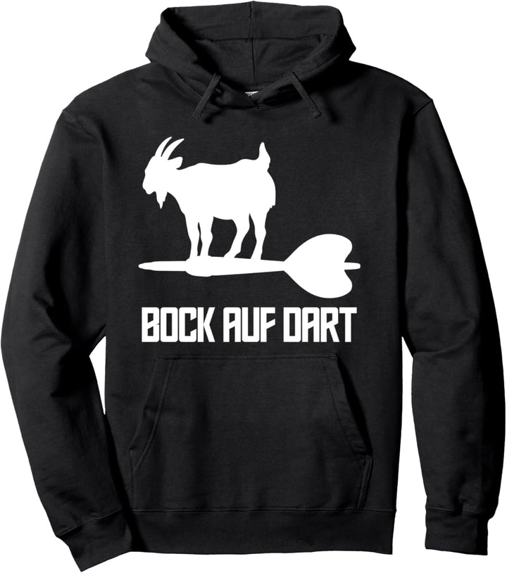 Bock Auf Dart Dartspieler Darten Ziegenbock Pullover Hoodie