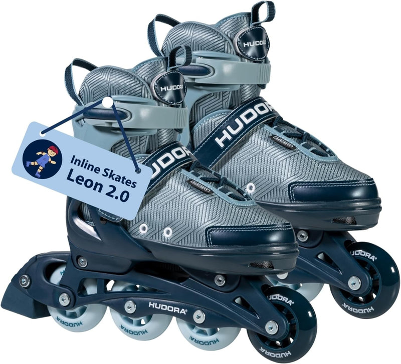 HUDORA Inline Skates Mia / Leon 2.0 - Inliner für Kinder / Jugendliche & Erwachsene in versch. Gröss