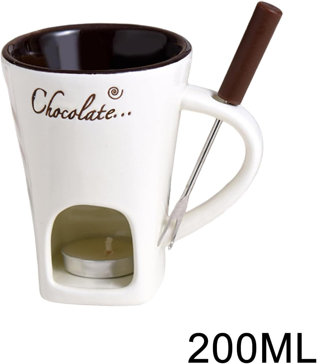 Schokoladenfondue-Becher Tragbarer Butterwärmertopf für Käsesosse, Karamell, | Käse-Schmelzbecher Mi