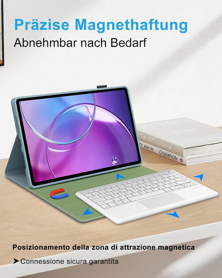 Für Idea Tab Pro Gen 2 13" Tastaturhülle mit Touchpad QWERTZ | Für Lenovo Idea Tab Pro Gen 2 Tastatu