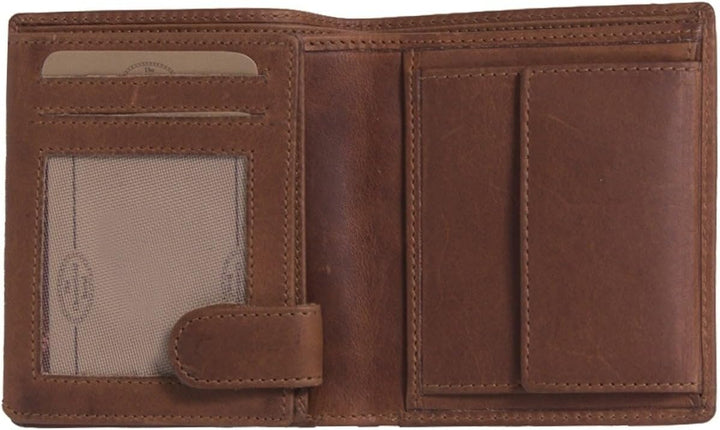 The Chesterfield Brand Leder Portemonnaie Cognac Carl RFID Safe