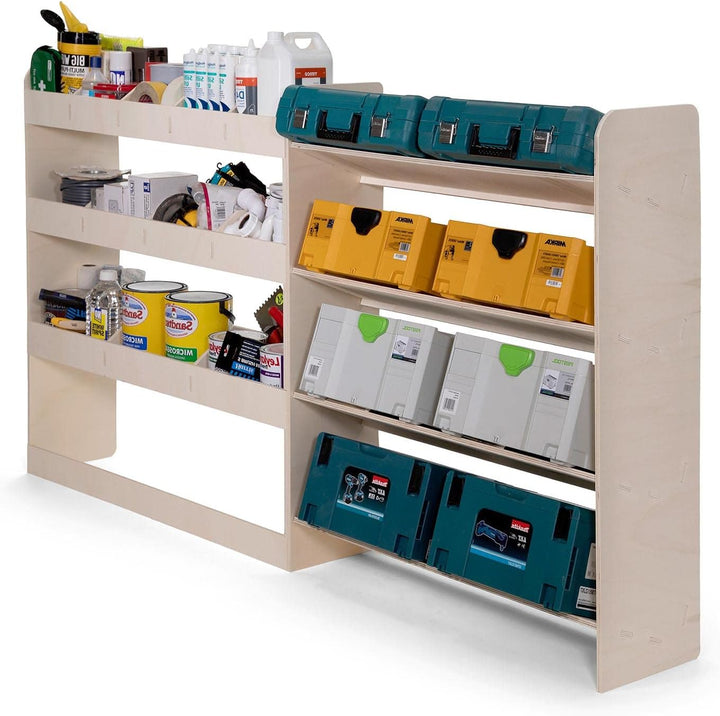 Vanify - Kompatibel mit Renault TRAFIC L2 2015+ Fahrzeugeinrichtung Fahrzeugregale, Werkzeugkasten u