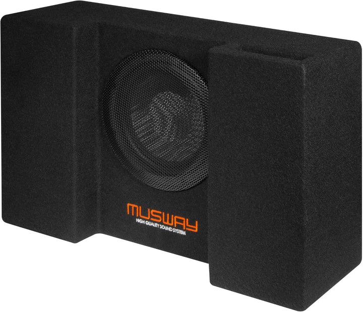 Musway MF1080Q Single-BASSREFLEX-System 20cm Subwoofer