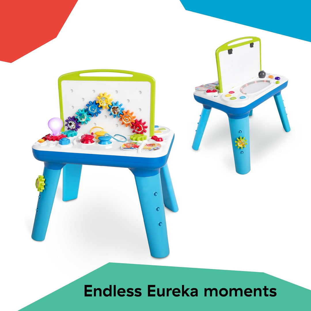 Baby Einstein, Curiosity Table Spieltisch mit 65 Melodien, abnehmbaren Füssen, Lichtern, Zahnrädern